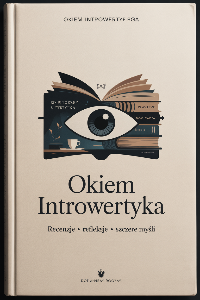 ideogram v3.0 a cinematic photo of book cover design for a blog titled okiem introwertyka the 0